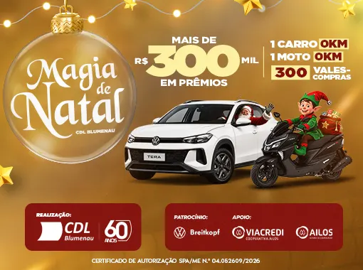 Magia de Natal 2026: Campanha da CDL Blumenau promete agitar comércio e fortalecer laços comunitários