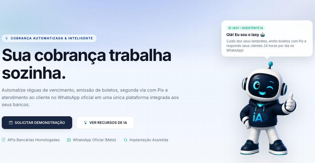 IASYCOB automatiza cobranças e ajuda empresas a reduzir tarefas manuais no financeiro