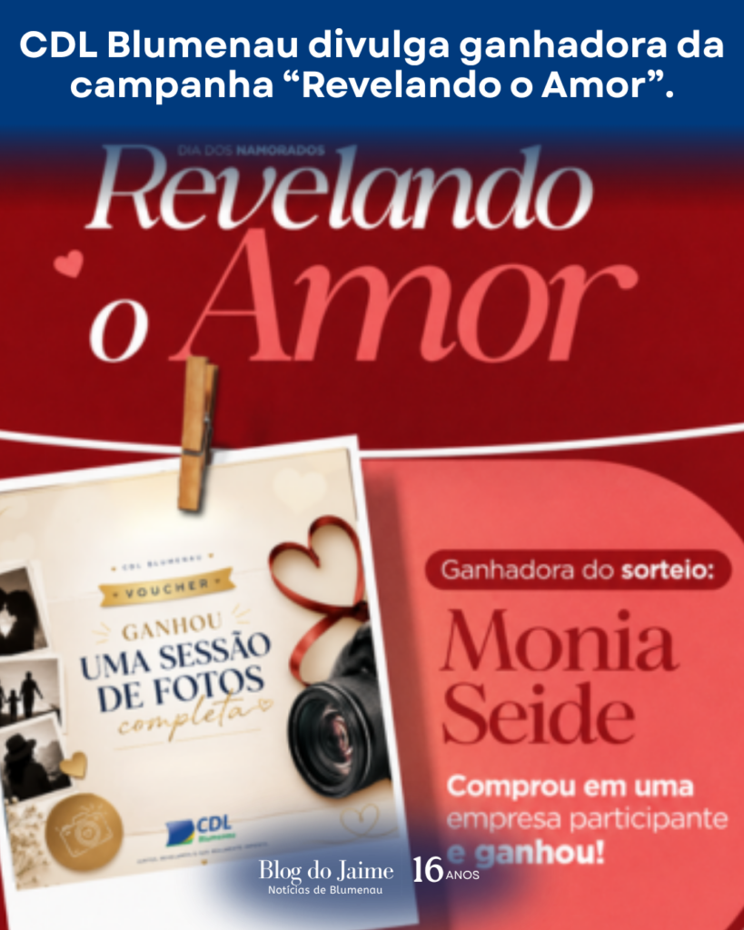 CDL Blumenau Revela Vencedora da Campanha "Revelando o Amor" e Fortalece Varejo Local
