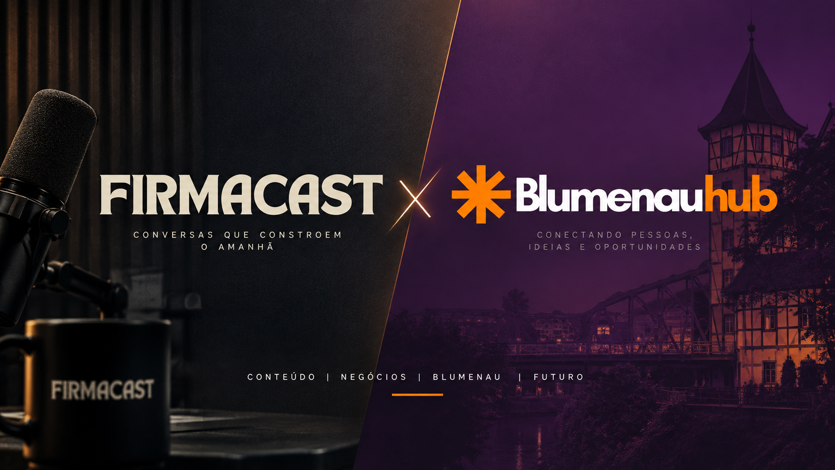 Blumenau Hub é o novo apoiador do FirmaCast e amplia conexão com o ecossistema empresarial de Blumenau