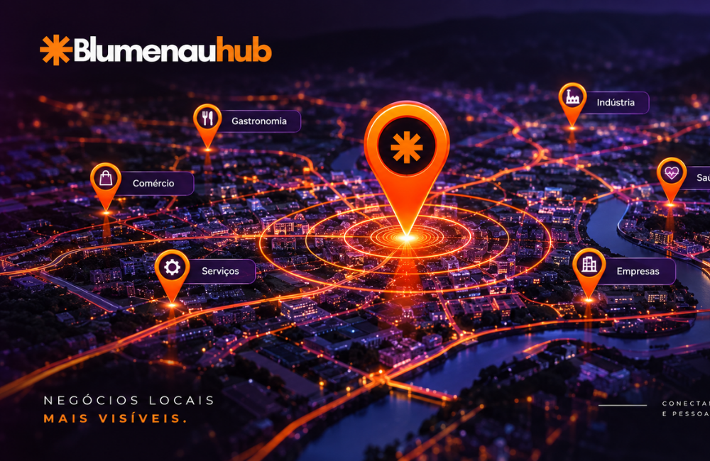 Mapa Empresarial do Blumenau Hub cria uma nova vitrine digital para negócios locais