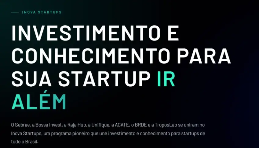 Inova Startups abre inscrições para impulsionar inovação e investimentos em Blumenau e região
