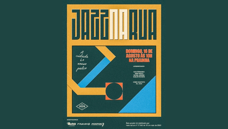 Jazz na Rua: música instrumental transforma a Prainha em espaço cultural em Blumenau